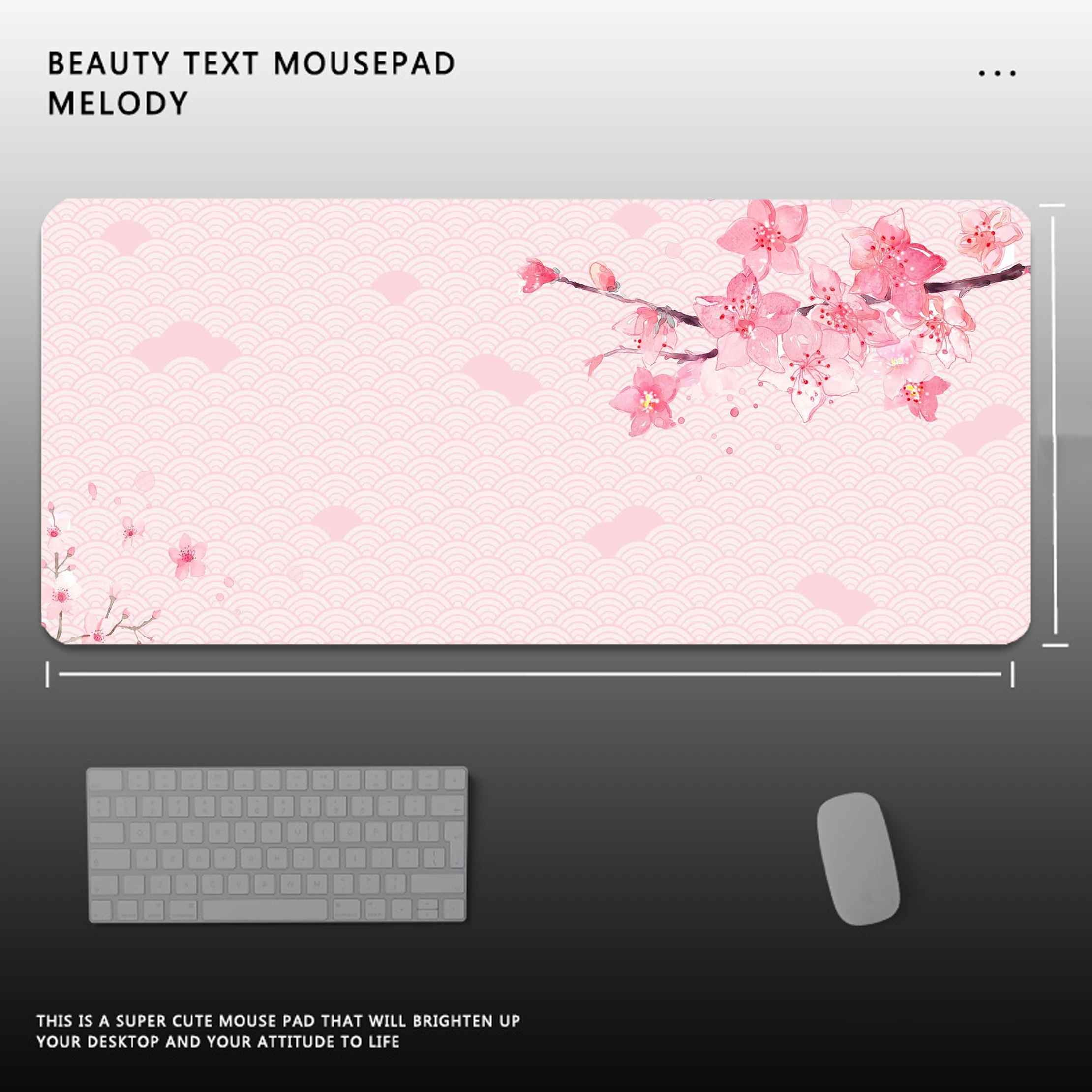 

Computer XXL MousePads Sakura Mousepad Keyboard Pad Mouse Mat Gamer Soft Office Carpet Table Mat Desktop Mouse Pad 30X80cm