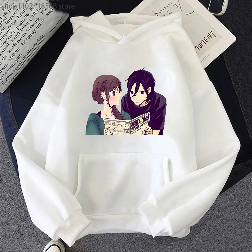 Japan Anime Horimiya Miyamura Izumi And Hori Kyouko Graphic Printed Hoodies Men Women Couple Streetwear Harajuku Male Sweatshirt