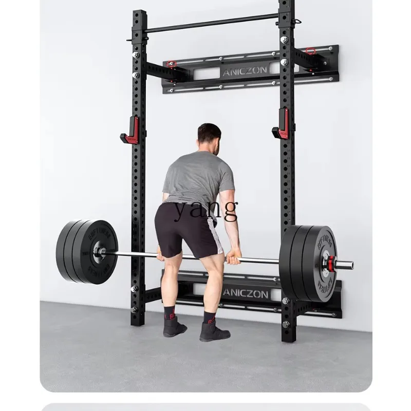 Picture 6: LTT wall folding squat frame household multi-functional free bench press integrated frame