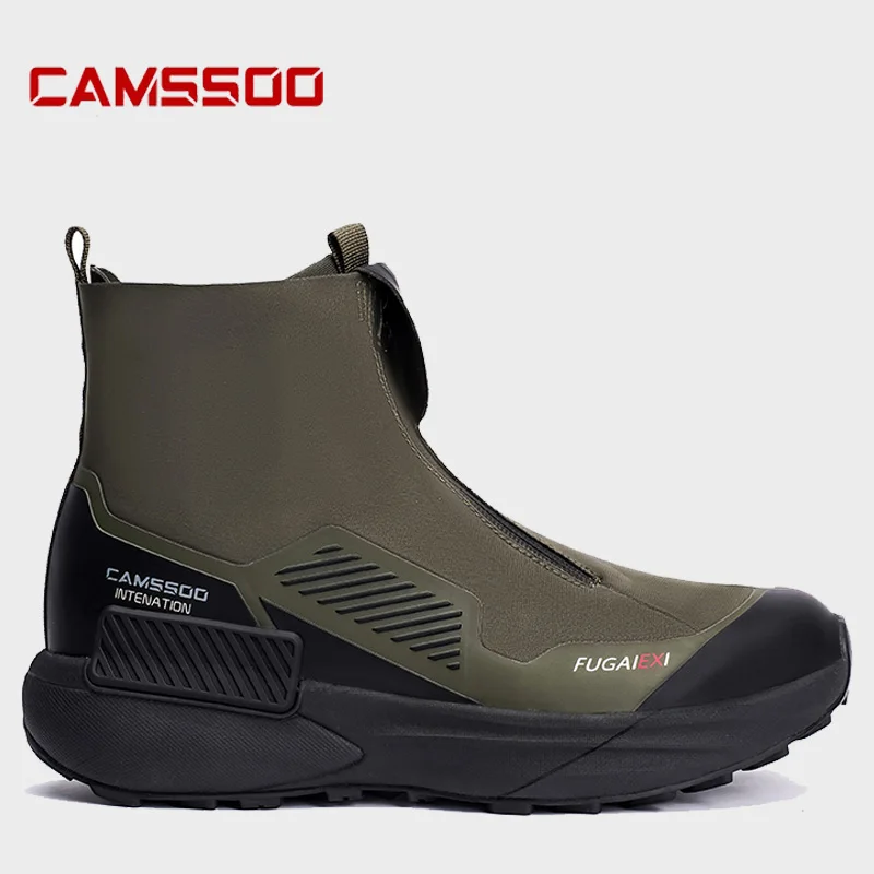 CAMSSOO Hiking Shoes Waterproof Men Winter Outdoor Sports Climbing Shoes Hunting Tactical Boots Warm High-Top Trekking Sneakers