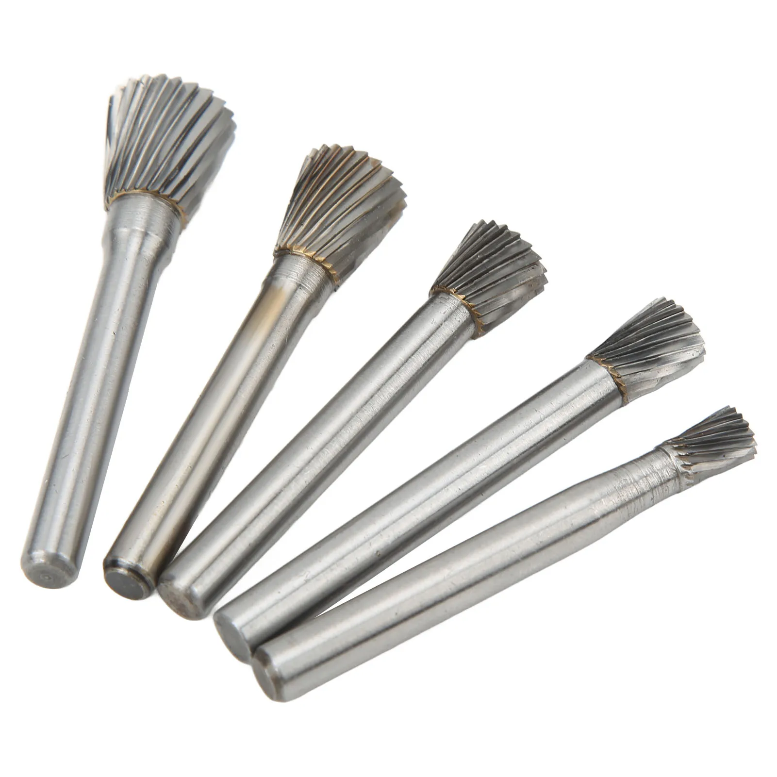 N Type Rotary Burr Set Single Cut 6mm Shank Carbide Grinding Polishing Files for Aviation Vehicles Ship