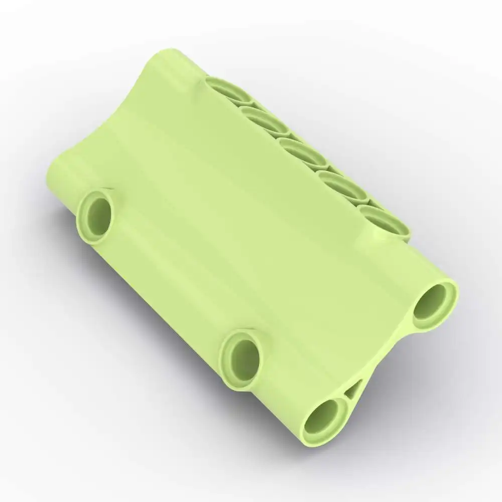 

MOC, 10 шт., высокотехнологичные 4500 сквозные панели, кирпичная панель, перевернутая 7x3 с 2 отверстиями для булавок, строительные блоки, игрушки для мальчиков, праздничные подарки