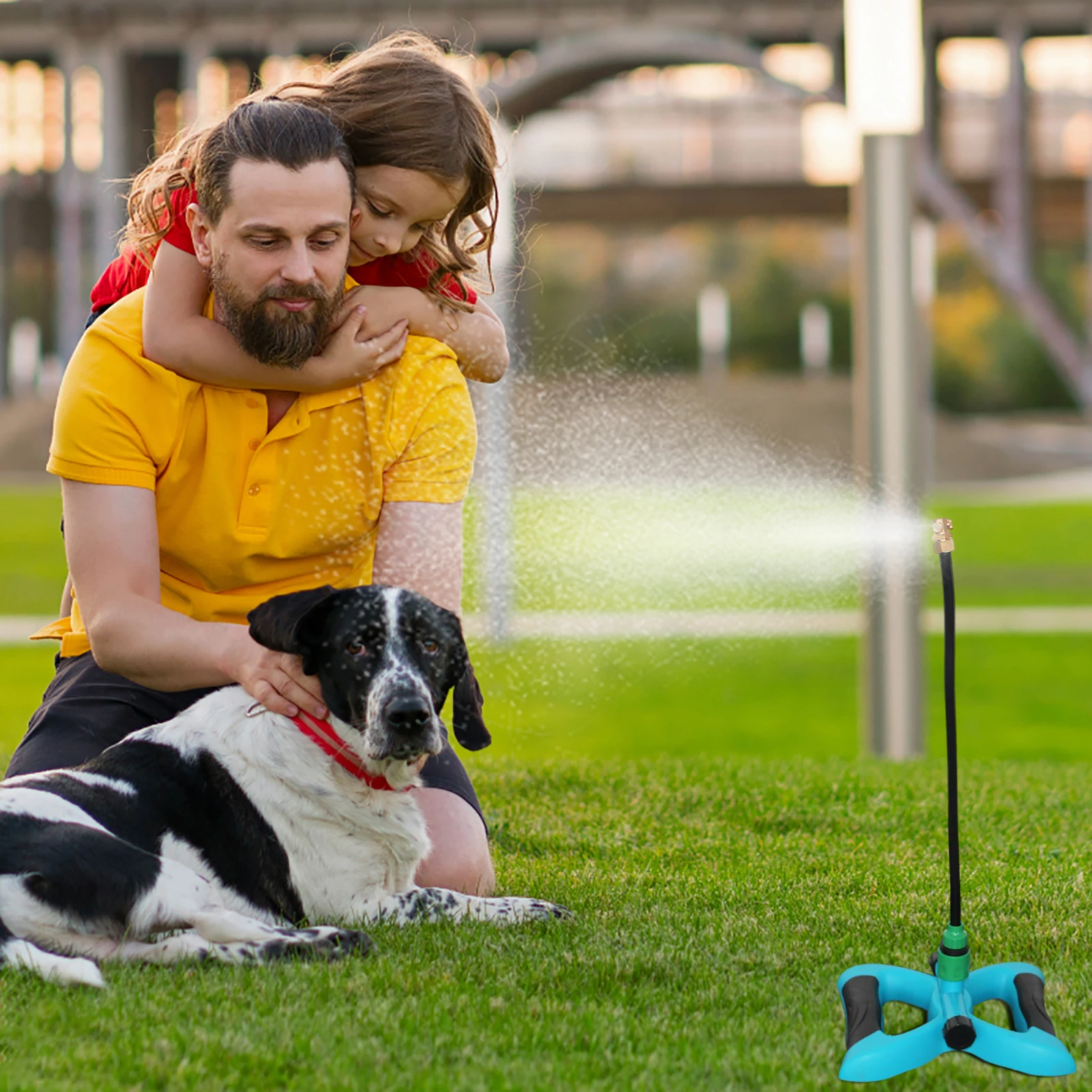 Stand Mister System Stand Mister Nozzles Different Angles Misting Cooling System For Pool BBQ Kids Water Playing Brass Nozzles