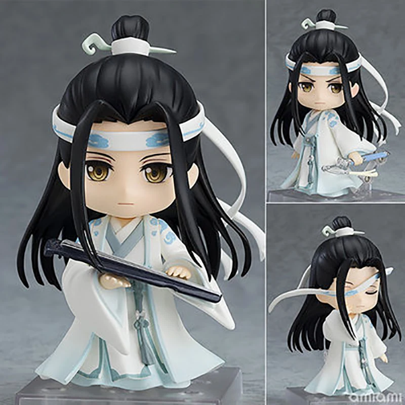 Grandmaster Of Demonic Cultivation Anime Figtures Wei Wuxian Lan Wangji Lovely Mini Sculpture Model Peripheral Decoration Gift