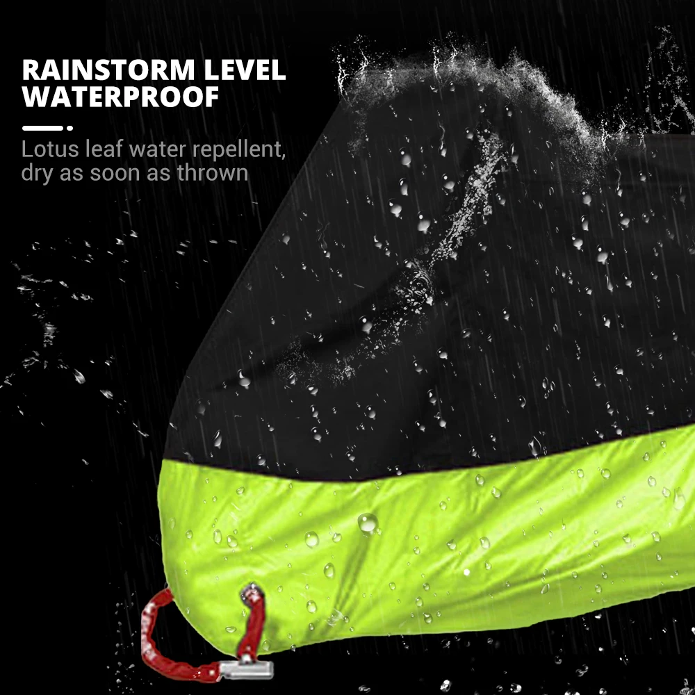 Motorcycle Cover Bike All Season Waterproof Dustproof UV Protective Outdoor Indoor Moto Scooter Motorbike Rain Red Cover M-4XL