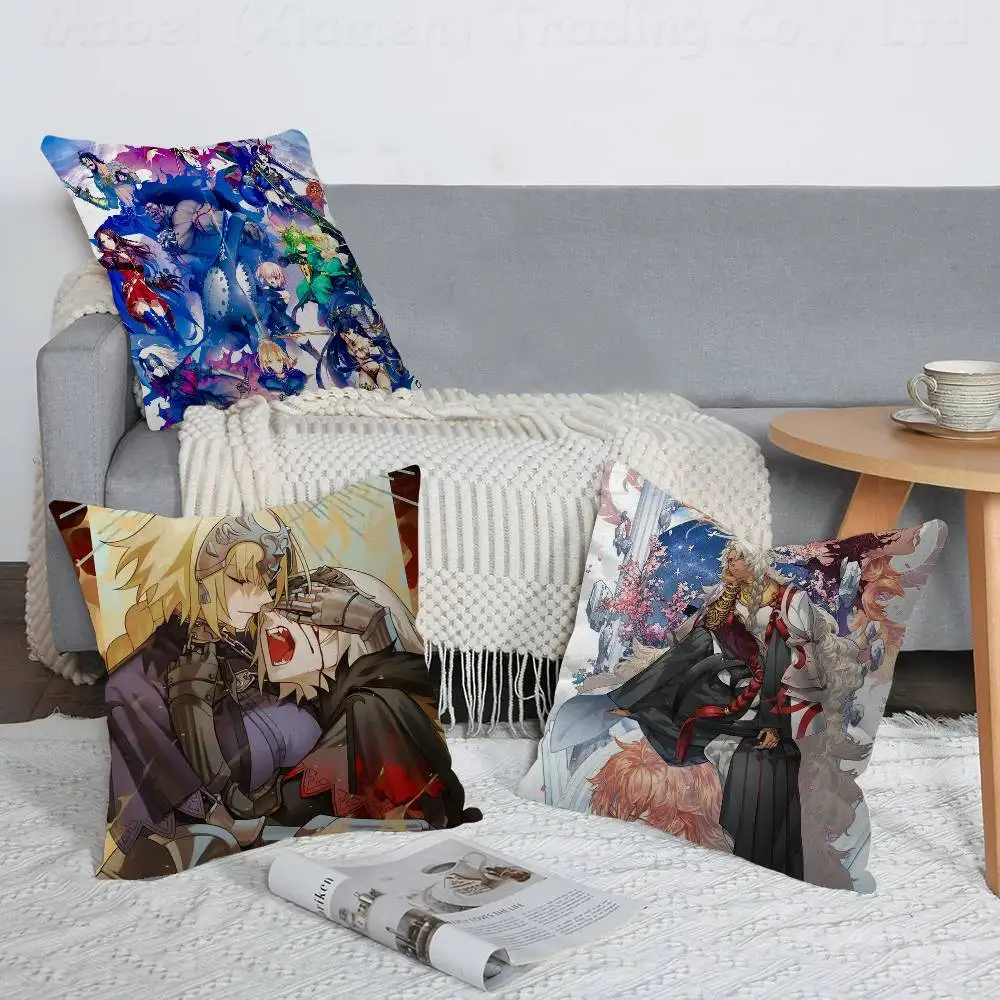 Games FateGrand Order Cushion Cover Pillowcase Upholstery Sofa Throw Pillow Home Decor Pillowcas