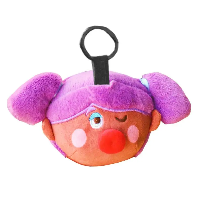 Plush Bag Pendant Cute Plush Backpack Pendant Ugly Anime Small Pendant Key Charm Fashion Accessory Key Holder For Women Girls