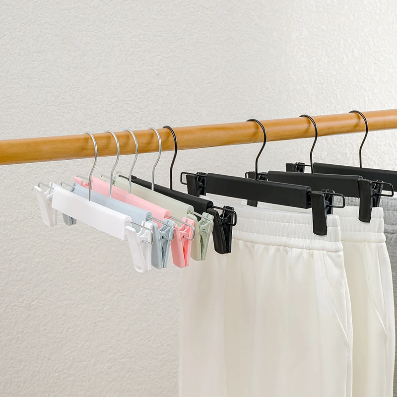 

10pcs Laundry Products Men's Trousers Hangers Plastic Suit Coat Hanger Hangers for Pants Rack for Fairy Clothes for Living Room