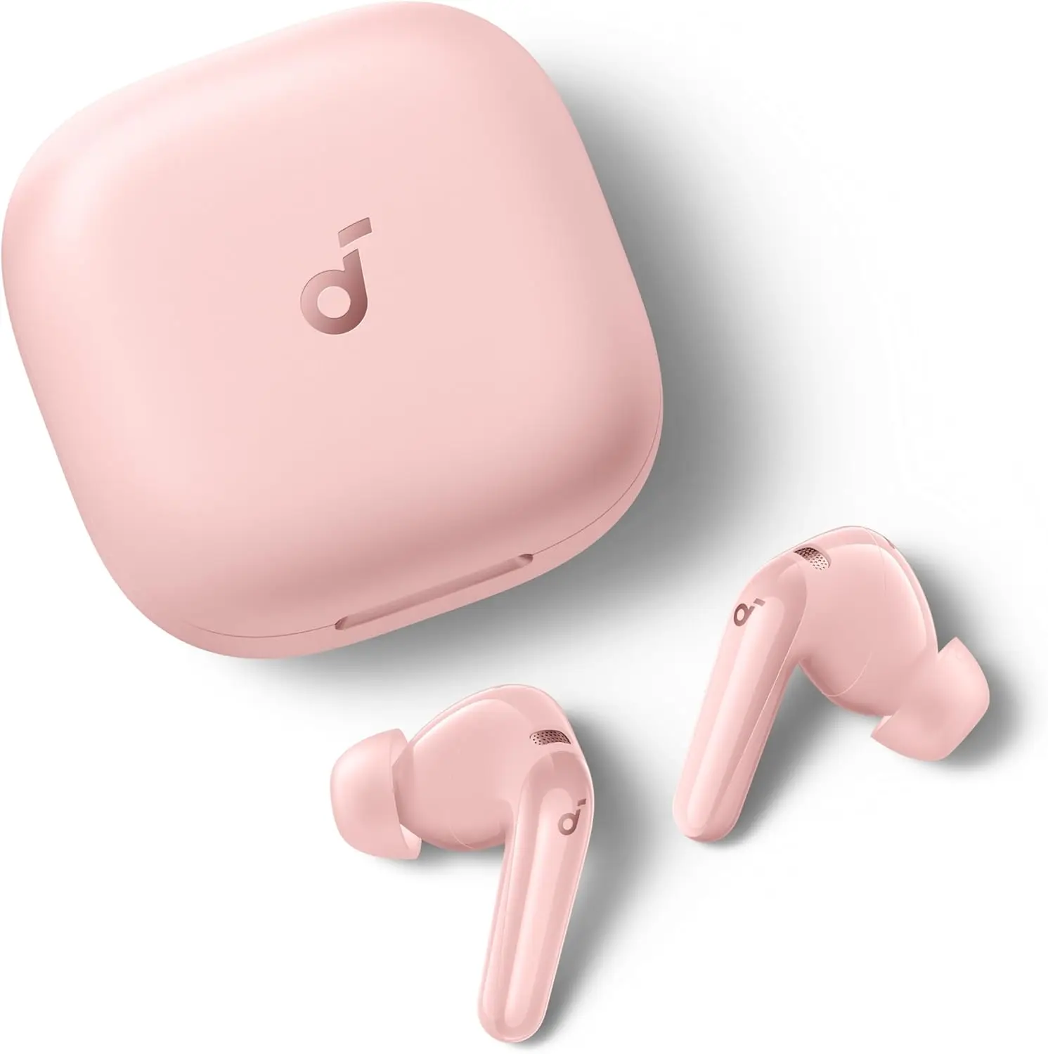 

Real-Time Adaptive Noise Cancelling Earbuds with Hi-Res Sound, 50H Playtime, Spatial Audio, Fast Charging, IP55 in Pink