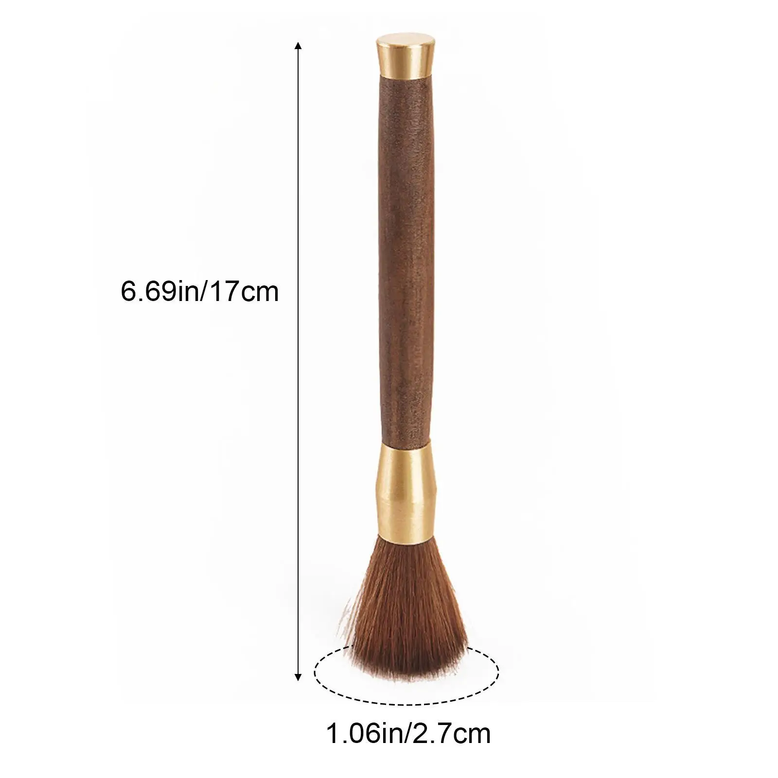 แปรงเอสเปรสโซปัดฝุ่นพร้อมที่จับไม้เครื่องชงกาแฟแปรงกาแฟมืออาชีพ