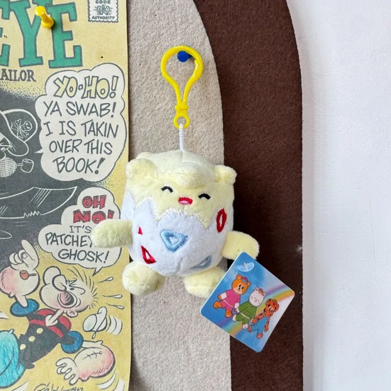 

8 см Kawaii Pokemon Togepi плюшевая игрушка-подвеска японского аниме мультфильм плюшевая кукла мягкая наполнитель Togepi подарок на день рождения для девочки