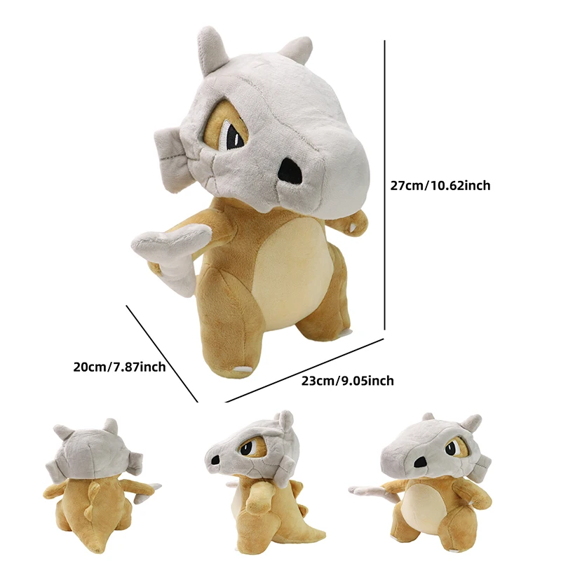 Kawaii Cubone Stofftiere Cartoon & süße Plüschpuppen Wurfkissen Geburtstagsgeschenk für Kinder Freunde Jungen – Detail 1