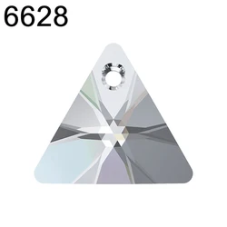 (1 piece) Original Crystal from Austria 6628 Triangle Pendant Rhinestone Beads for Necklace Earrings Jewelry Making Nail Art