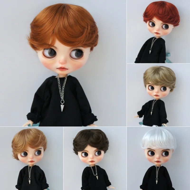 D28053 10-11 بوصة 26-28 سنتيمتر Enfant الطفل قطع الاصطناعية الموهير دمية الباروكات Blythes حجم إكسسوارات دمي #2