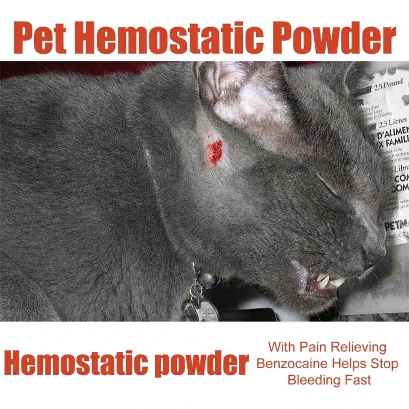 Pets Styptic Powder Bleeding Stop Powder Safe Healthy-Care For Dogs Cats Analgesic Broken Trauma Medical-Supplies