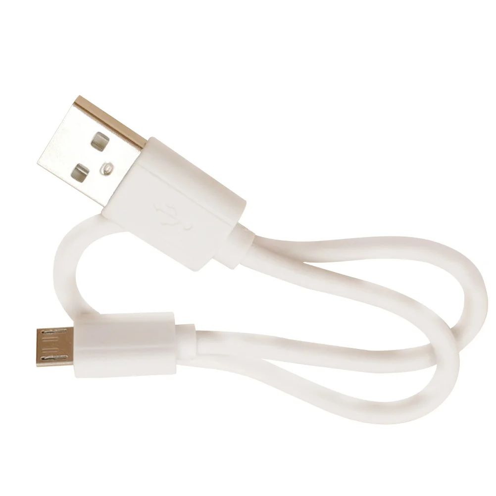 Duurzame 75x1cm micro-USB 20-kabel witte hoge snelheid oplaadsnoer voor apparaat thuiskantoor reizen micro-USB-kabel