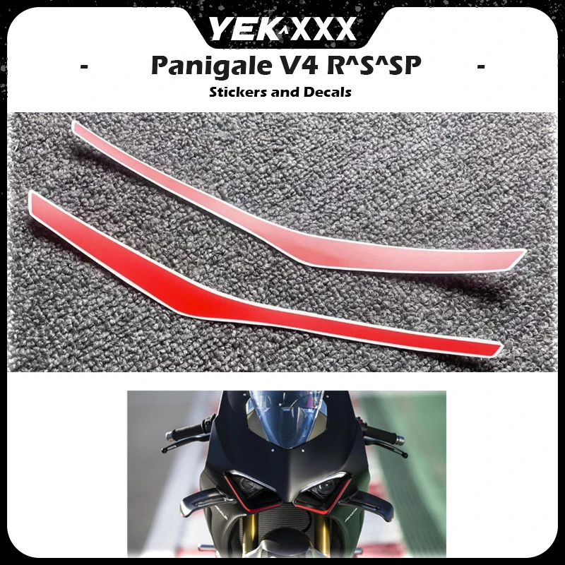 

Decals Stickers Stripes for Front Fairing Motorcycle Front Sticker For Ducati Panigale V4 SP2 V4R V4S V4SP