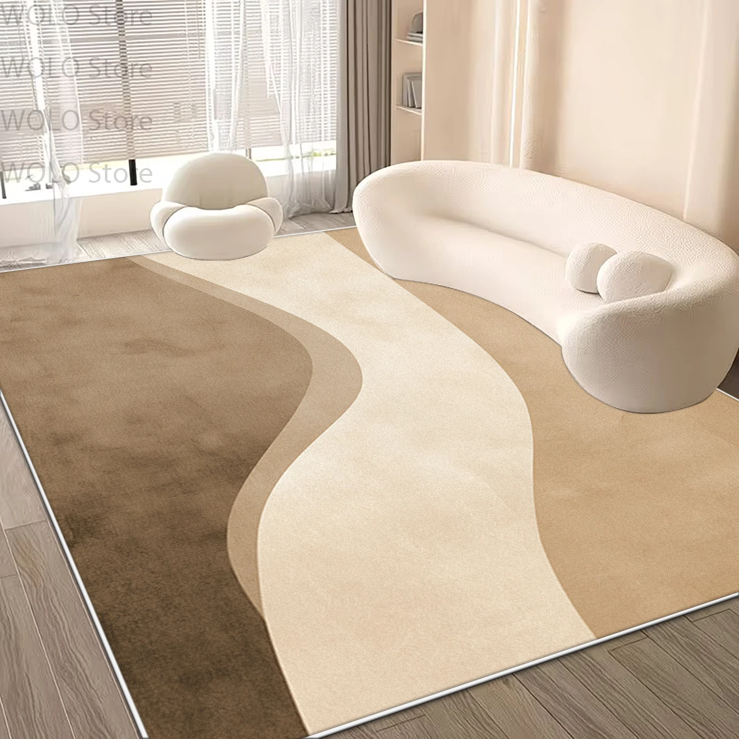 سجادة غرفة معيشة بتصميم متموج - مراجعة Home Toilet Bathroom Design وسعره