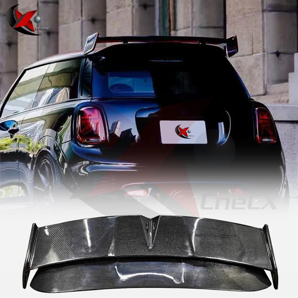 For MINI Cooper F56 2-Door 2014-2022 Garbino Style Rear Roof Spoiler High-Quality Fiberglass Material Rear Roof Spoiler Kit