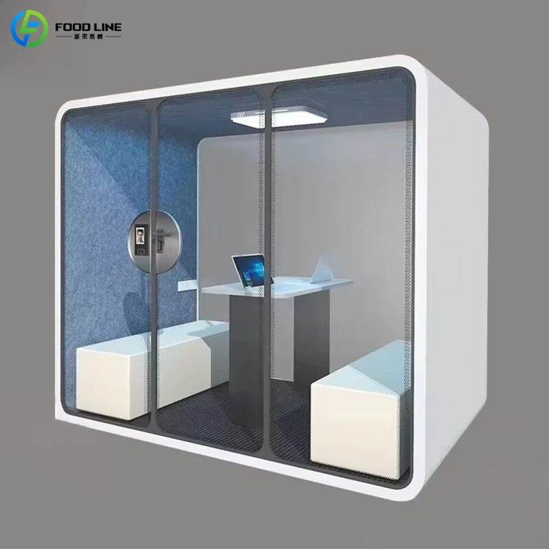 Customized Lightweight Soundproof Chamber Portable Acoustic Cabin Office Pod for Pop-Up Events Temporary Offices