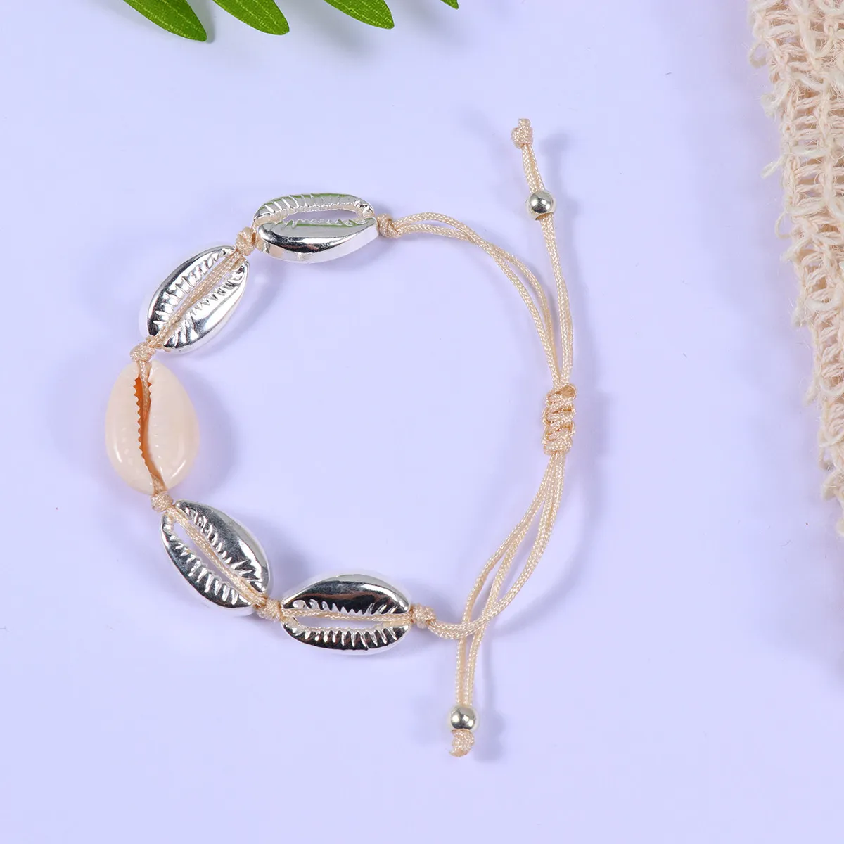 2Pcs Shell Choker Necklace Bracelet Set for Women Premium Alloy Beach Wedding Birthday Gift Elegant Daily Wear Fade Resistant