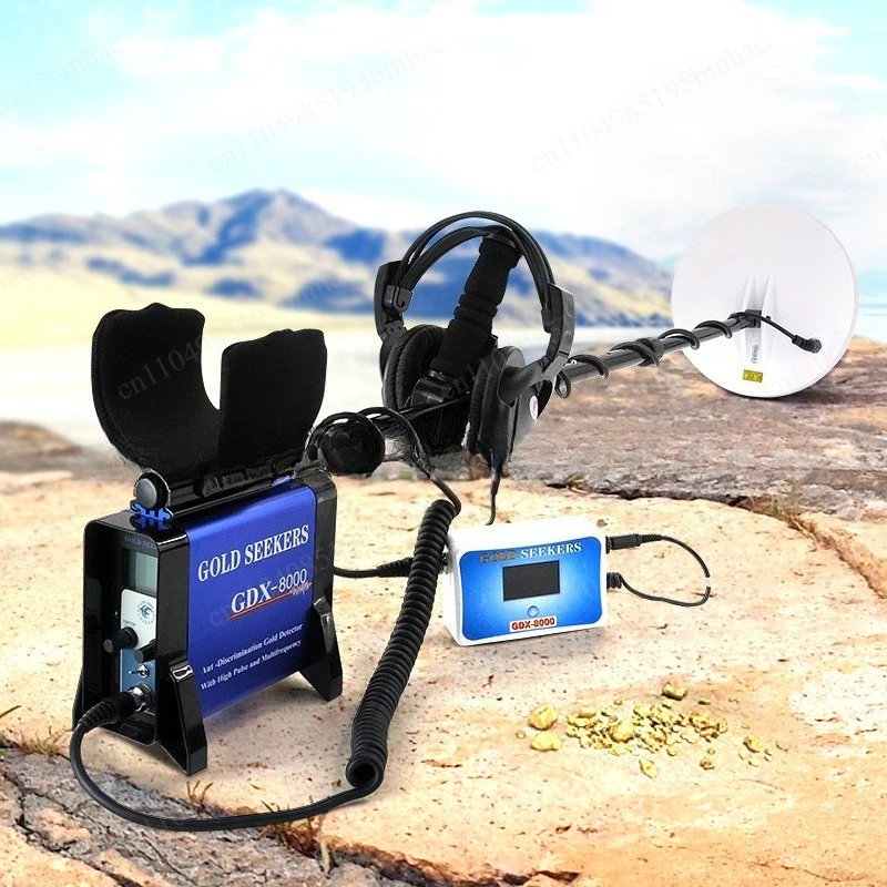 GDX-8000 detector 1~ 10m deep underground treasure hunting 24000 mAh large capacity battery multi-metal detector