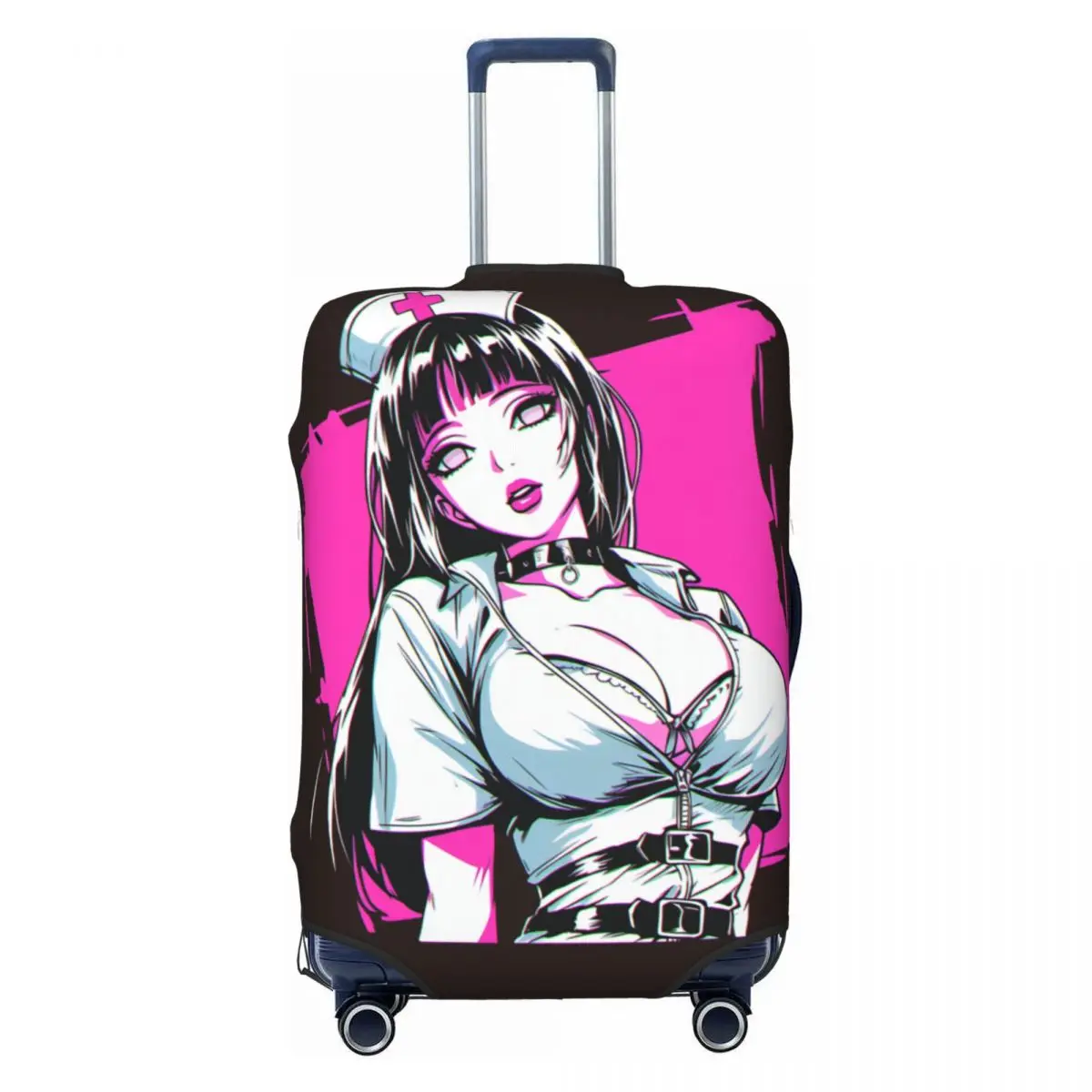 

Custom Narutos Uzumaki Anime Luggage Cover Cute Suitcase Protector Covers Suit For 18-32 inch