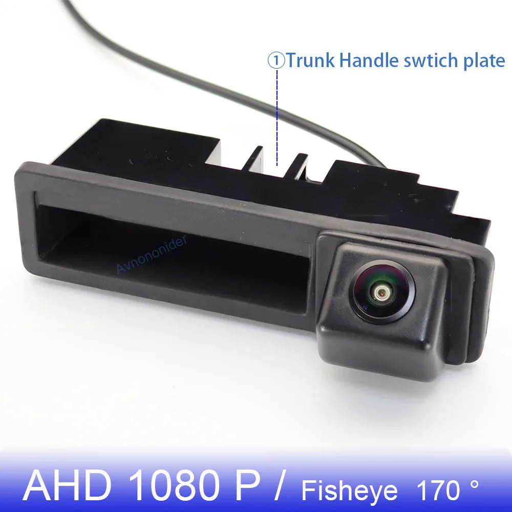 

For Audi A3 8P A6 C6 A1 Q7 A4 S4 RS4 B6 B7 S5 Q5 A6L Vehicle Truck Handle Rear View Camera AHD 1080P FishEye HD Parking Camera