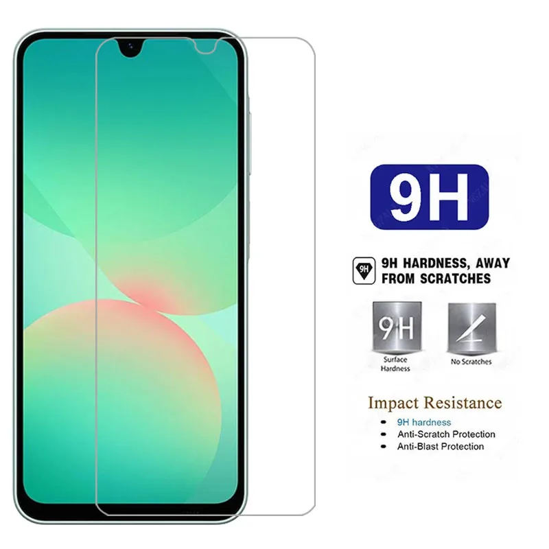 حافظة لهاتف سامسونج جالاكسي a26 من الزجاج المقسى على samsunga26 galaxya26 a 26 26a 5g غطاء خلفي 360 samsung g samsun galxy a26case #6