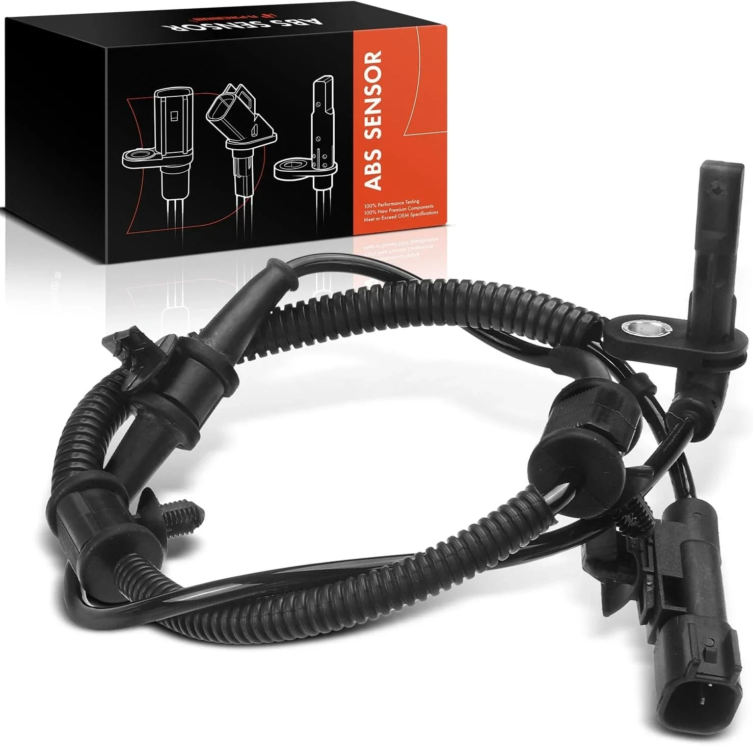 ABS Wheel Speed Sensor Compatible with Chevrolet Malibu 2013-2015,Impala 2014-2019,Malibu Limited 2016 ALS2636, 22831244