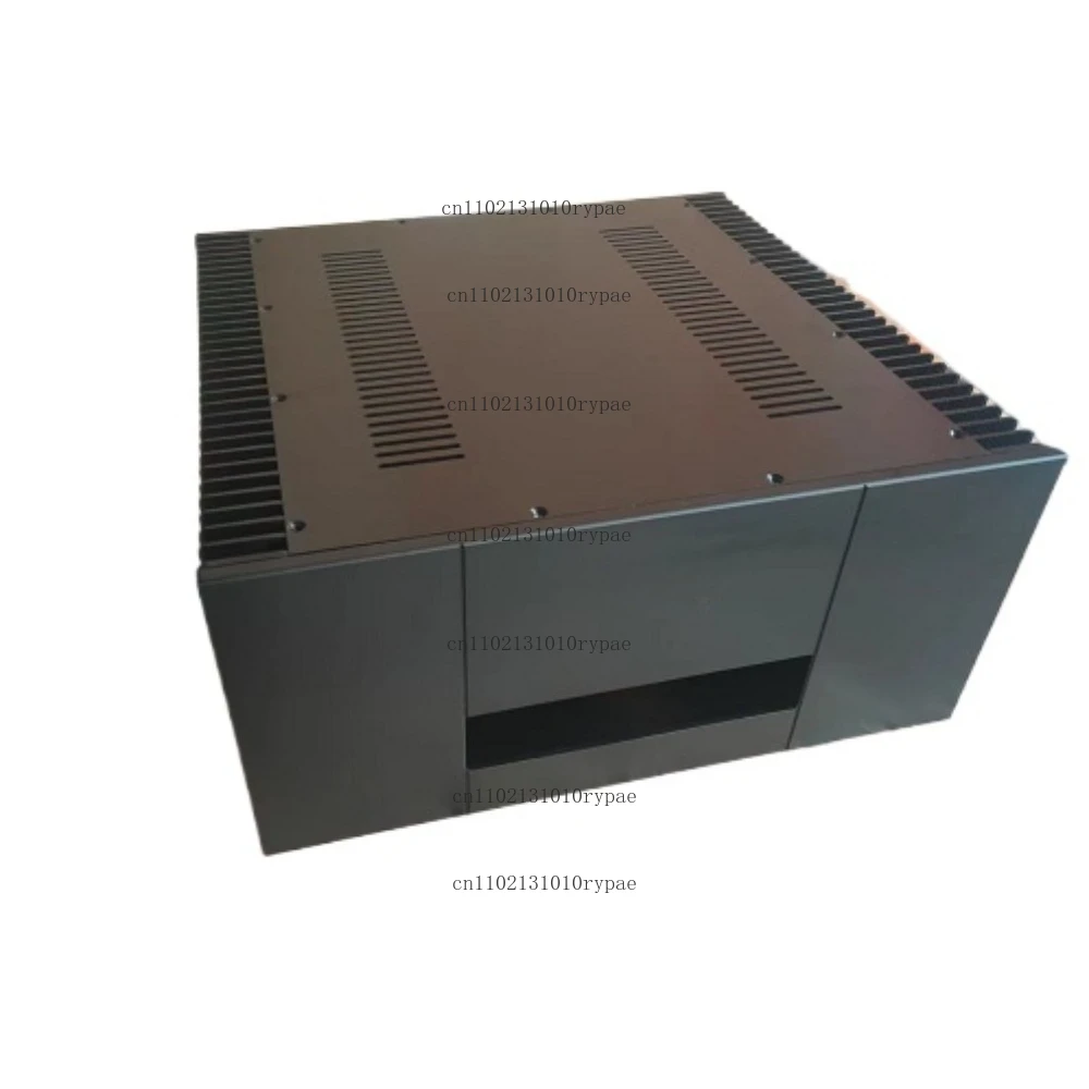 double channel amplifier chassis Audio rear stage amplifier combine chassis both sides heatsink