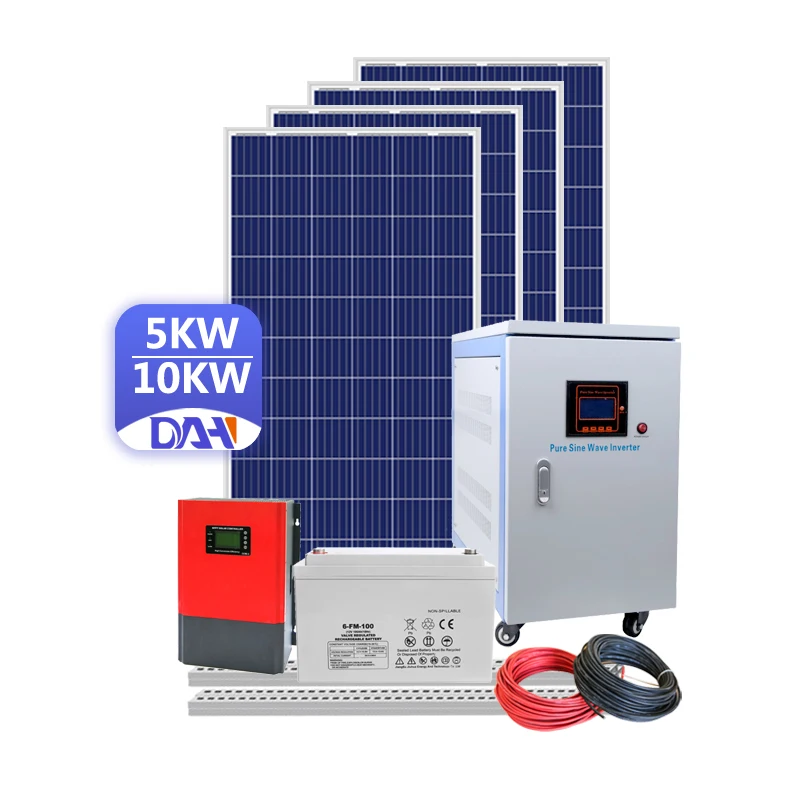 5 kw off-grid solar power system complete daylight setting 10 kw