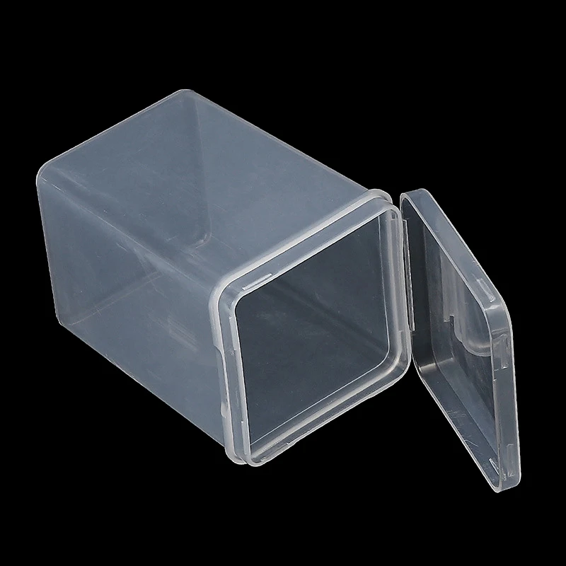 Acrylic Makeup Organizer Cotton Swabs Qtip Container Cosmetic Makeup Cotton Pad Organizer Jewelry Storage Box(Empty Box)