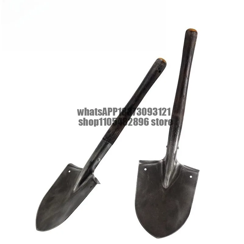 Steel natural sapper shovel outdoor, car fishing, digging retro wind shovel