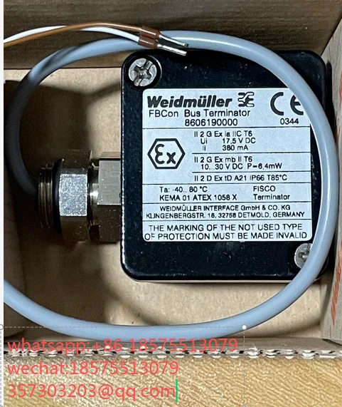 For WeidmuIIer 8606190000 FBCon bus terminal 1 Piece