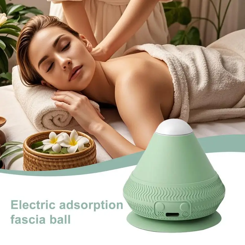 Montierbarer Massageball, elektrische Massage, Faszienrolle, Fuß, Yoga, Fitness, Muskelentlastung, Rückenadsorption, beheiztes Massagegerät