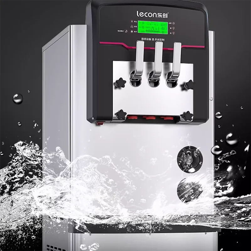 Commercial Professional Manufacturer Three Flavor Soft Serve Ice Cream Machine Softy Ice Cream