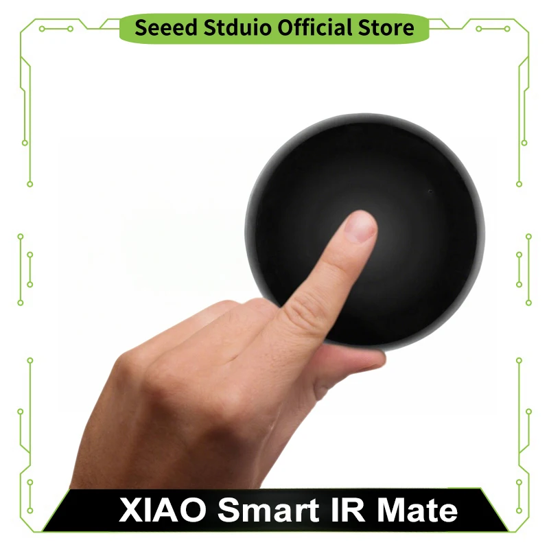 

XIAO Smart IR Mate Smart Infrared Remote Control Hub for Home Assistant, ESP32-C3 Core,One-touch learning, Haptic Feedback ﻿