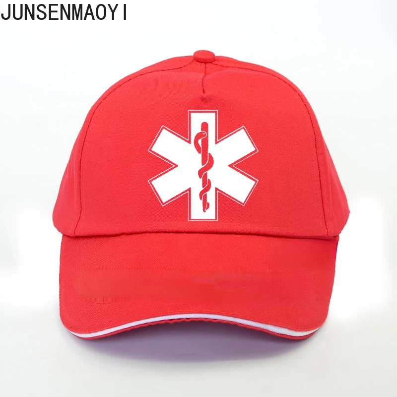 EMT Emergency Ambulance Print Baseball cap Brand hip hop cap high summer Men women Unisex adjustable snapback Trucker hat