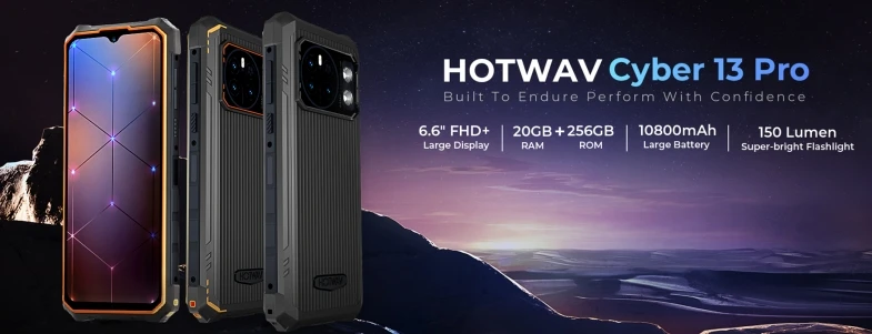 2025 HOTWAV CYBER 13 pro 12GB RAM 256GB ROM suitable for phone cases