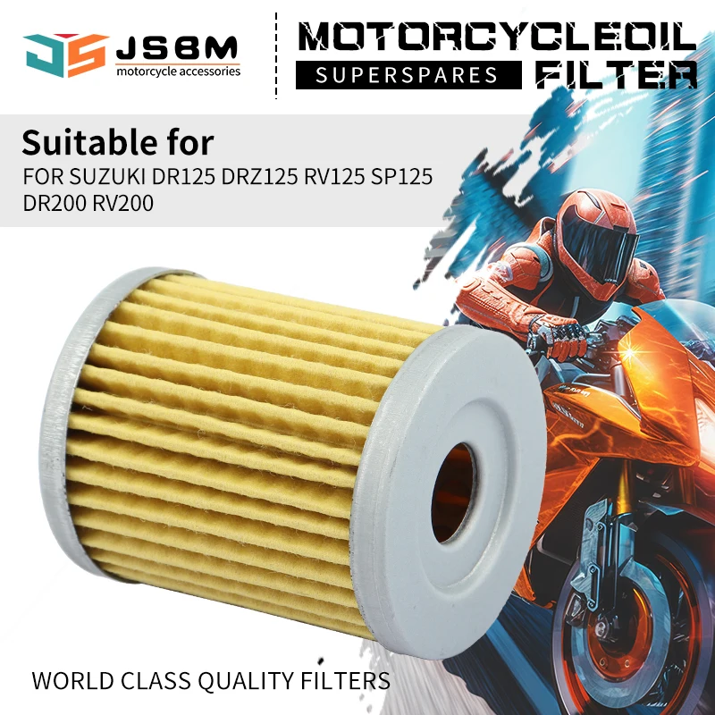 

JSBM HF132 Oil Filter For Suzuki DRZ125 DR200 DR125 AN250 AN400 Burgman LT160 LTF250 LT-4WD QuadRunner 250 YAMAHA YP400 Majest