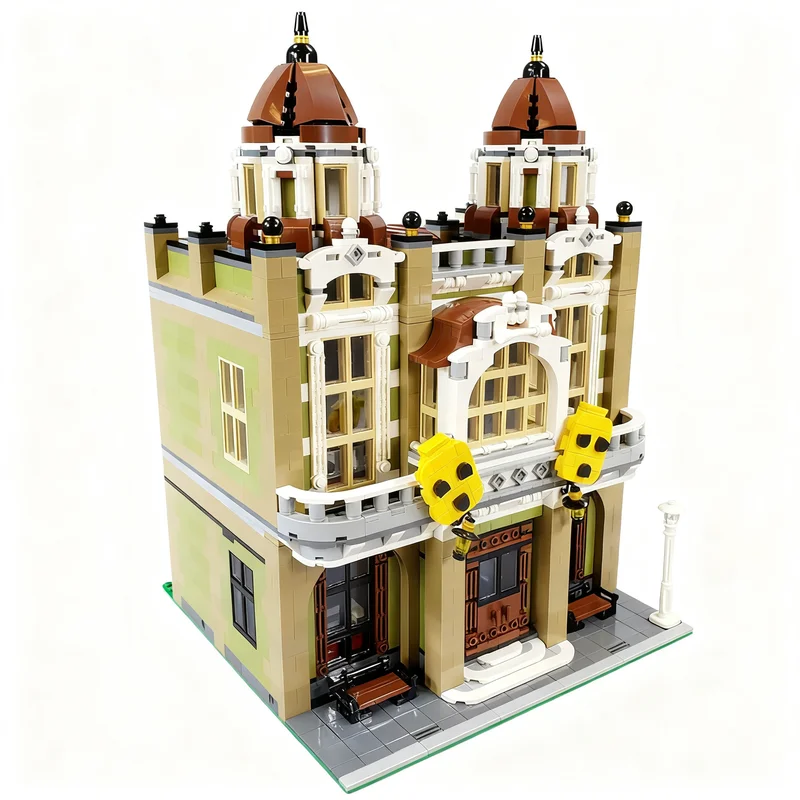 

3807PCS MOC City Street View Theatre Building Model Custom Puzzle DIY Creative Ideas Toy Birthday Gift Display Bricks Gifts