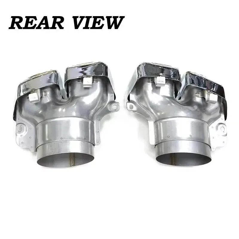 Hot Sale SYPES Stainless Steel Exhaust Tip for 2014-2015 ML350 450 X166 X164 W166 GL Upgrade ML63 Exhaust Pipe