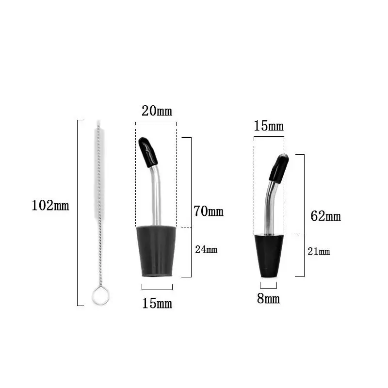 Stainless Steel Kettle Nozzle Extension with Silicone Drip Extended Mouth Coffee Pot Nozzle for Outdoor Hiking And Backpacking