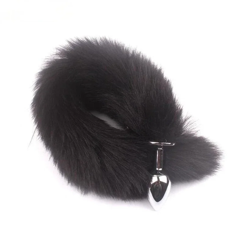 Sexy Fox Tail Butt Plug Anal Toys for Women Men Stainles Steel Smooth Anal Plug Anus Stimulate Adult Product Sex Accessories