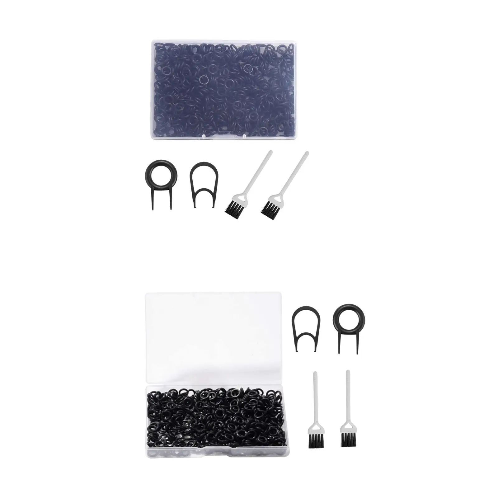 Mechanical Keyboard Keycaps O Rings Dampeners Silicone Switch Puller Remover Tool with Brushes for DIY Supplies