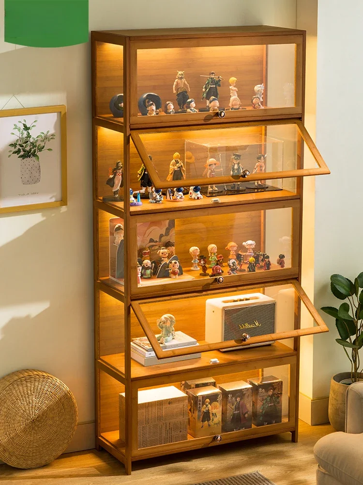 Hand-made display cabinets acrylic display cabinets Lego display racks glass cosmetic products storage shelves home