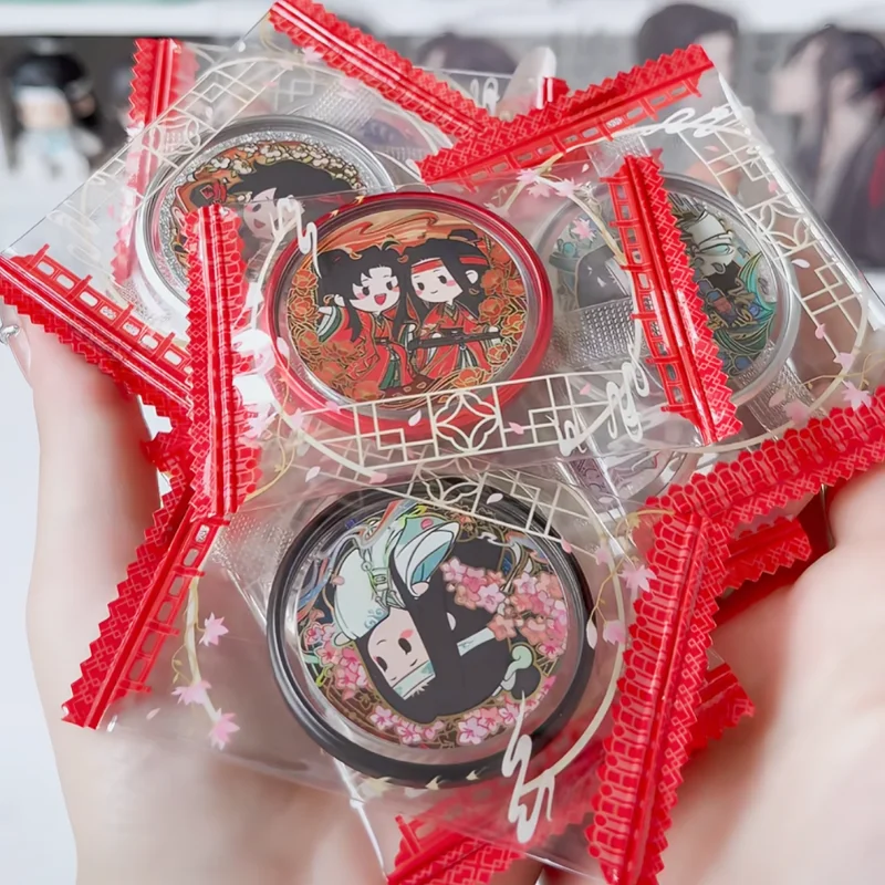 Genuine KAYOU Mo Dao Zu Shi Double Sided Candy Badge The Time Of Flowers And The Moon Vol.1 Anime Character Peripheral Gifts