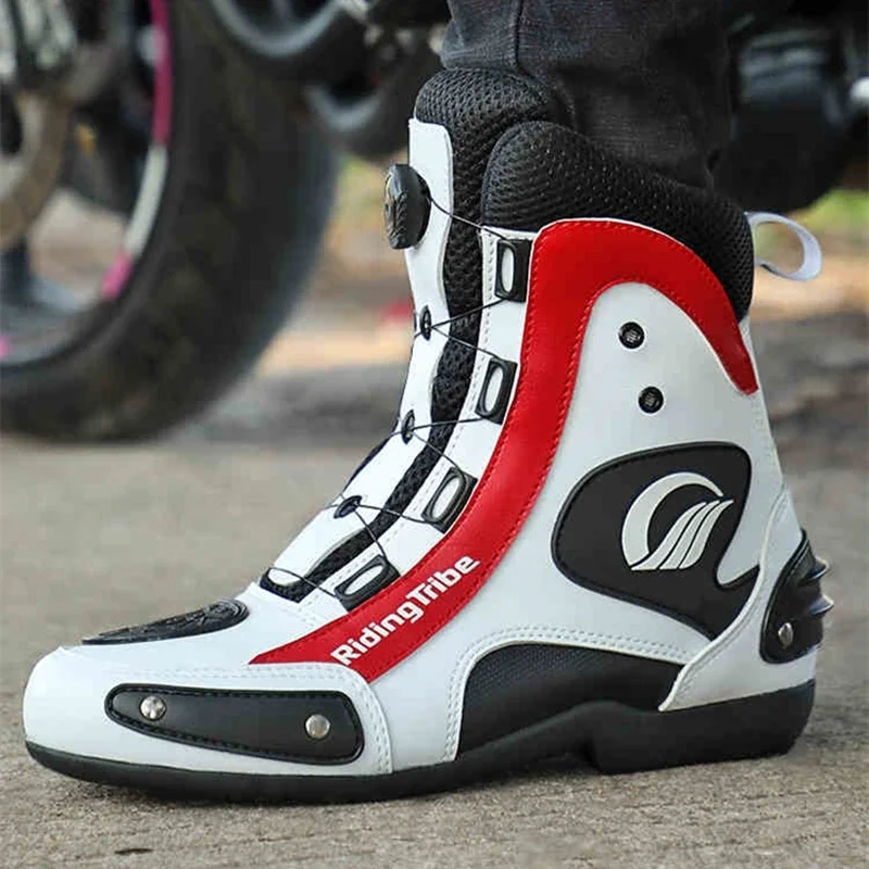 Motorcycles boots motocross riding shoes anti collision motorbike Summer Winter Four Seasons fashion boot for men woman motos