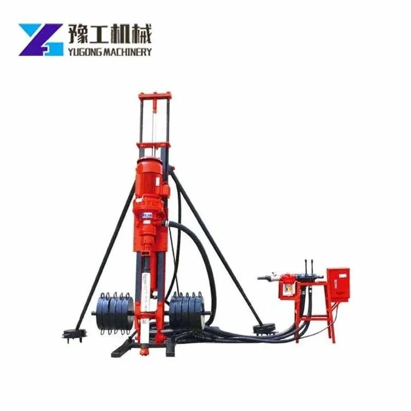 YUGONG Big Hole Anchor Dth Crawler Drilling Rig Machine